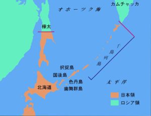樺太の地図